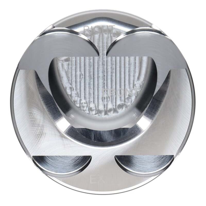 JE Pistons Nissan VR30DDTT 86mm Bore 10.2:1 CR -3cc Dish - Set of 6 - 346348