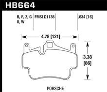 Load image into Gallery viewer, Hawk 05-08 Porsche 911 Carrera / 08 Boxster / 07-08 Cayman Front DTC-60 Brake Pads - HB664G.634