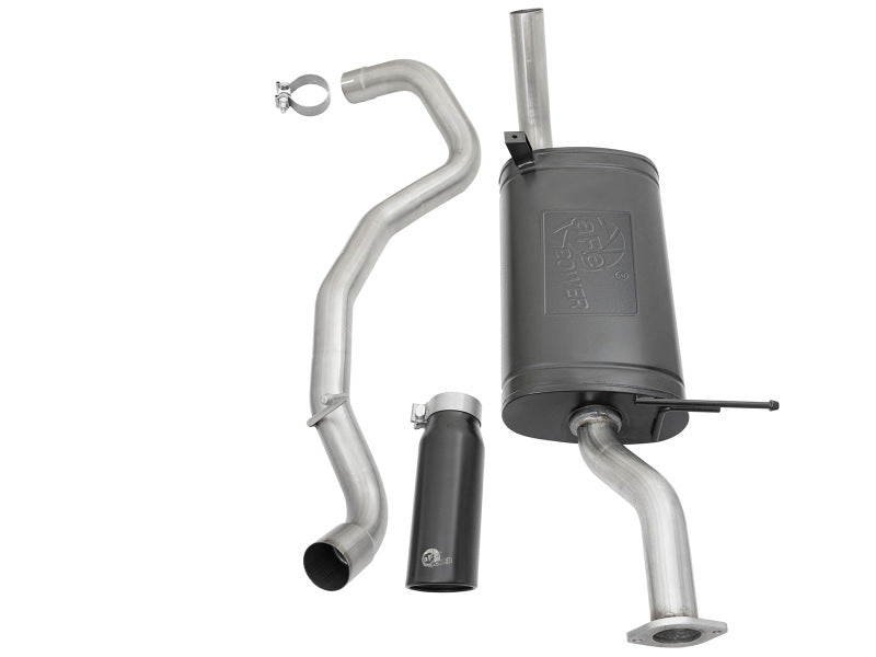 aFe MACHForce XP 2-1/2in 304 SS Cat Back Exhaust w/ Black Tips 2001-2016 Nissan Patrol (Y61) 4.8L - 49-36121-B