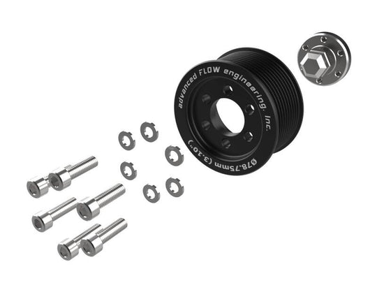 aFe 15-23 Dodge Challenger / 15-23 Dodge Charger SRT Hellcat 3.10in Supercharger Power Pulley Kit - 79-10006
