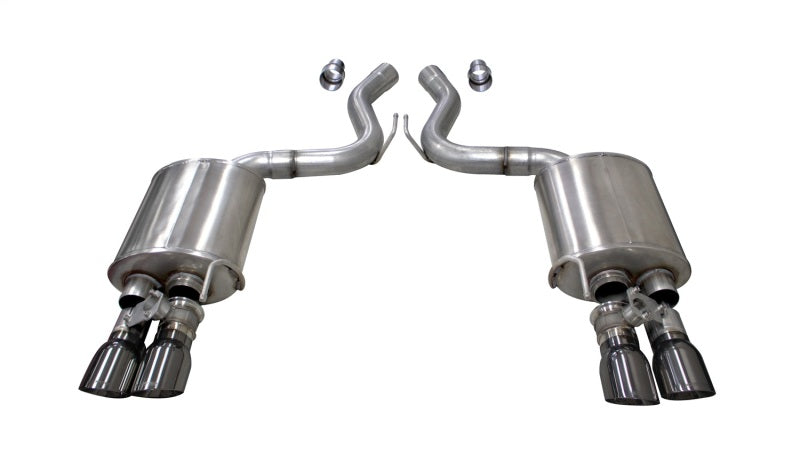 Corsa 2018-2023 Ford Mustang GT Fastback 5.0L 3in Sport Axle-Back Exhaust w/ 4in Gunmetal Tips - 21002GNM