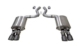 Corsa 2018-2023 Ford Mustang GT Fastback 5.0L 3in Sport Axle-Back Exhaust w/ 4in Gunmetal Tips - 21002GNM