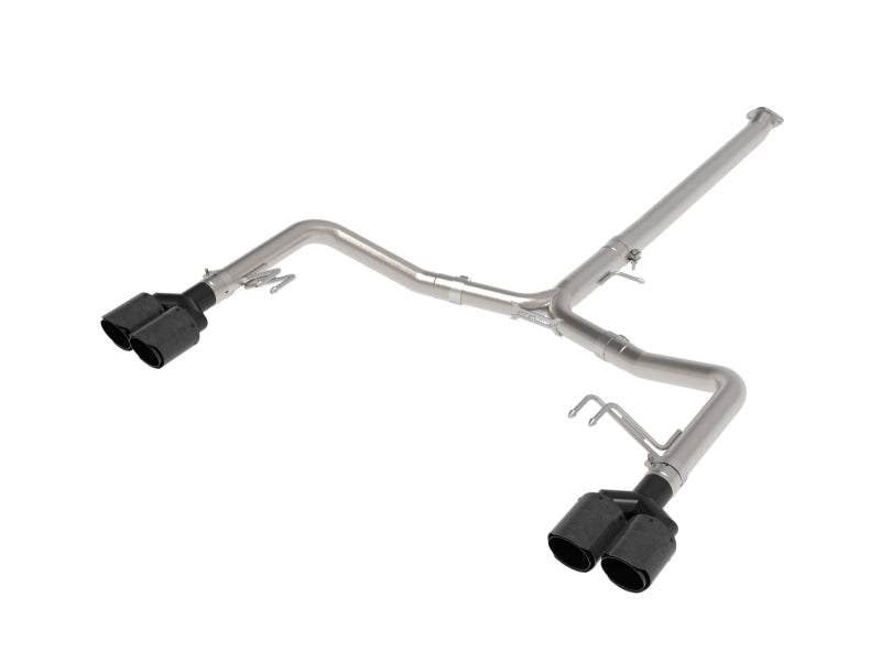 aFe Takeda 21-24 Kia K5 GT L4-2.5L (t) SS Axle-Back Exhaust System w/ Carbon Fiber Tips - 49-37043-C