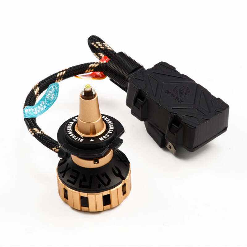 AlphaRex Gold Ammo Panoramic LED Light Bulbs - H11 - 110012