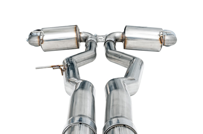 AWE Tuning 2020 Toyota Supra A90 Non-Resonated Touring Edition Exhaust - 5in Chrome Silver Tips - 3020-32058