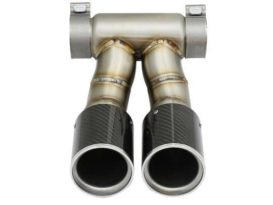 aFe Power 13-14 Porsche Cayman S / Boxster S Carbon Fiber Exhaust Tip Upgrade - 49C36413-C