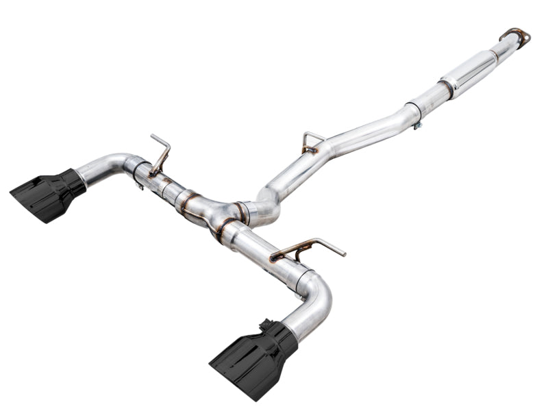 AWE Tuning Subaru BRZ / Toyota GR86 / Toyota 86 Track Edition Cat-Back Exhaust- Diamond Black Tips - 3020-33279