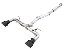 Load image into Gallery viewer, AWE Tuning Subaru BRZ / Toyota GR86 / Toyota 86 Track Edition Cat-Back Exhaust- Diamond Black Tips - 3020-33279