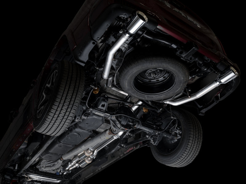 AWE Tuning 25+ RAM 1500 3.0TT 0FG Cat-Back Touring Exhaust - Chrome Silver Tips - 3015-32530