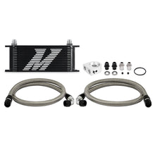 Load image into Gallery viewer, Mishimoto Universal Oil Cooler Kit 16-Row Black - MMOC-U16BK