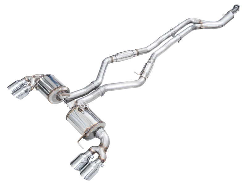 AWE Tuning 22-26 BMW M240i (G42) Touring Edition Exhaust - Chrome Silver Tips - 3015-42240