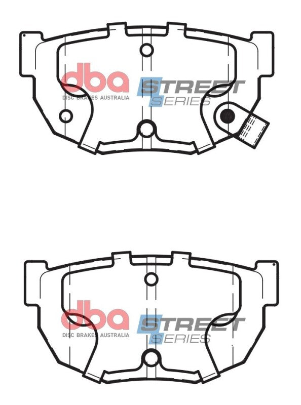 DBA 93-01 Nissan Silvia S14/S15 Street Series Rear Brake Pads - DB325SS