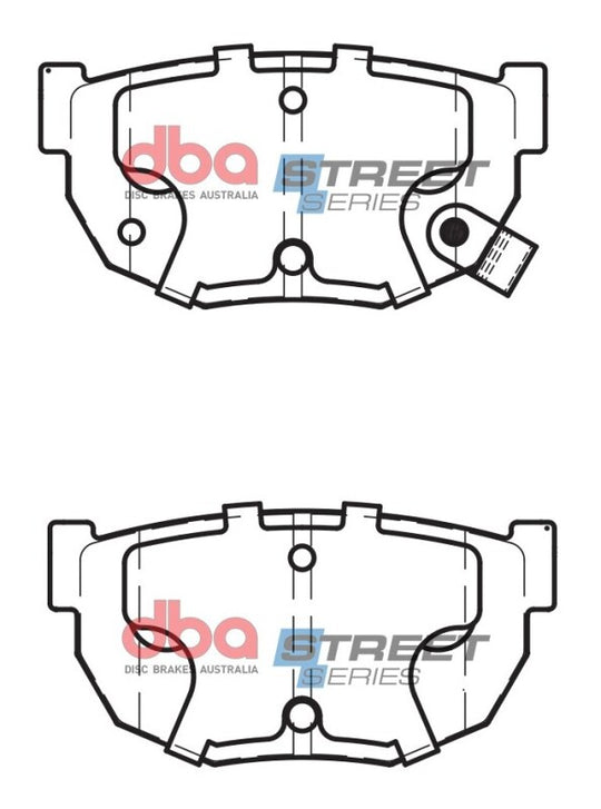 DBA 93-01 Nissan Silvia S14/S15 Street Series Rear Brake Pads - DB325SS