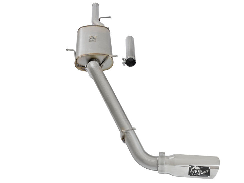 aFe MACHForce XP Exhausts Cat-Back Polished Tips 09-17 GM Silverado 1500 4.3/5.3L RegCab SB/LB - 49-44072-P