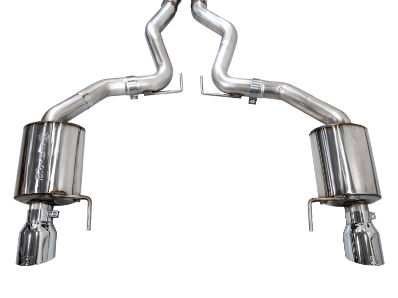 AWE Tuning 2024 Ford Mustang GT Fastback S650 RWD Touring Catback Exhaust w/ Dual Chrome Silver Tips - 3015-32650