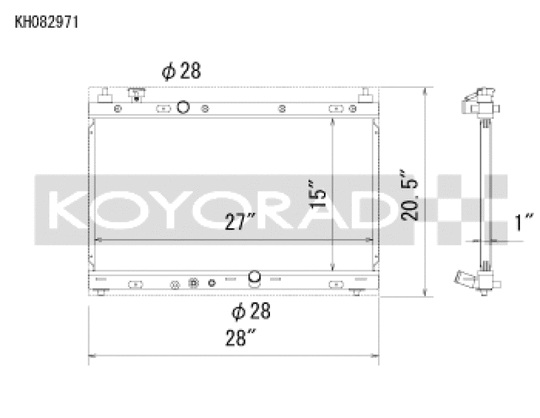 Koyo 15-20 Honda Fit 1.5L Radiator - KH082971