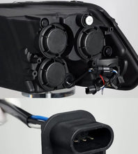 Load image into Gallery viewer, AlphaRex 09-18 Dodge Ram 1500HD PRO-Series Proj Headlights Plank Style Black w/Seq Signal/Smoked DRL - 880593
