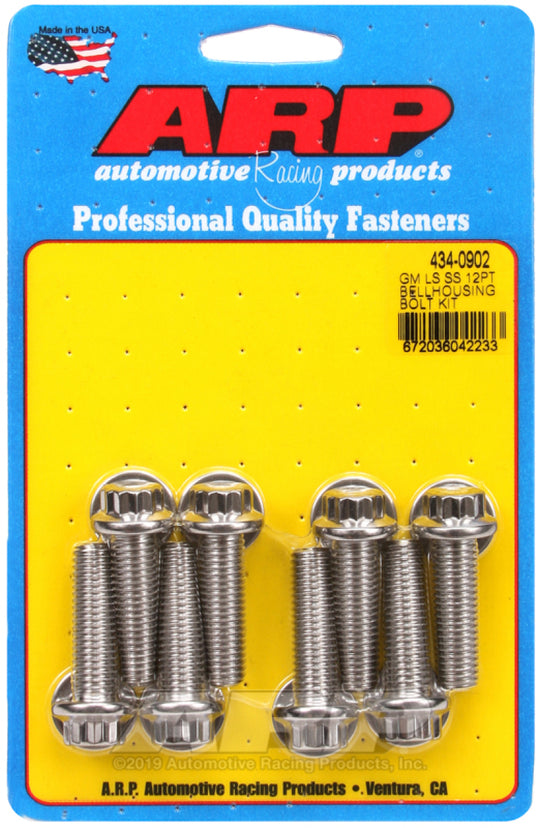 ARP GM LS 12pt Bellhousing Bolt Kit - 434-0902