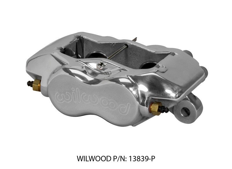 Wilwood Caliper-Forged Dynalite Polished 1.38in Pistons .81in Disc - 120-13839-P