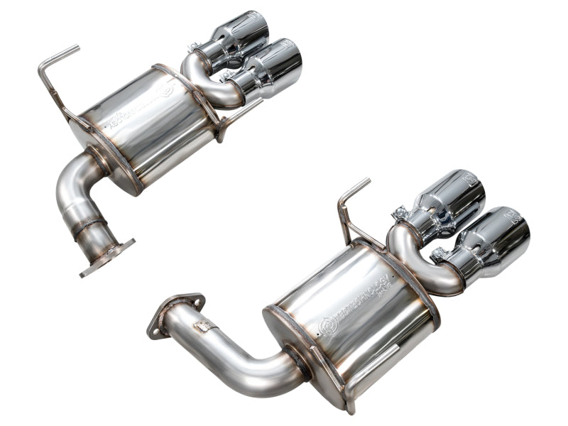 AWE Tuning 22-25 Subaru VB WRX Touring Edition Axle-Back Exhaust - Chrome Silver Tips - 3015-42424