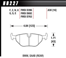 Load image into Gallery viewer, Hawk 92-95 BMW 325iS DTC-60 Race Rear Brake Pads - HB227G.630