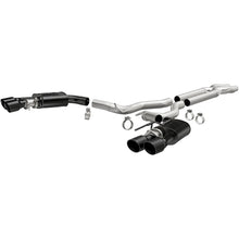 Load image into Gallery viewer, MagnaFlow SYS Cat-Back 2018 Ford Mustang GT 5.0L Competition Dual Exit Black 4in Tips - 19369