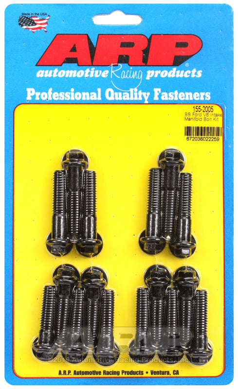 ARP BB Ford V8 Hex Intake Manifold Bolt Kit - 155-2005