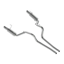Load image into Gallery viewer, MBRP 05-09 Ford Shelby GT500 / GT Dual Split Rear Street Version 4in Tips T409 Exhaust System - S7269409