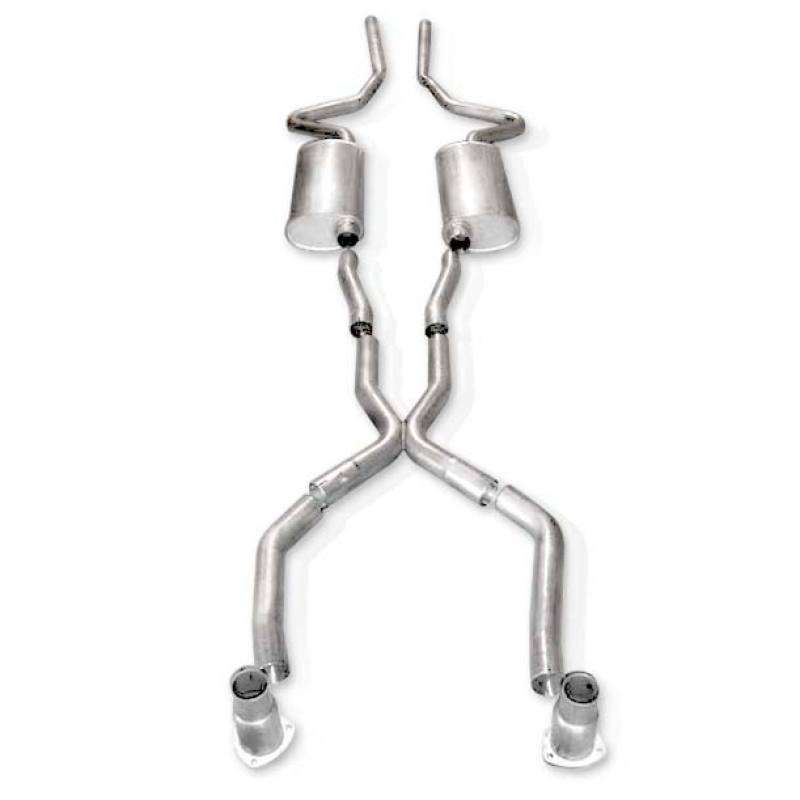 Stainless Works Chevy Chevelle Small/Big Block 1968-72 Exhaust 2.5in Stainless Dual - CV6782.5X