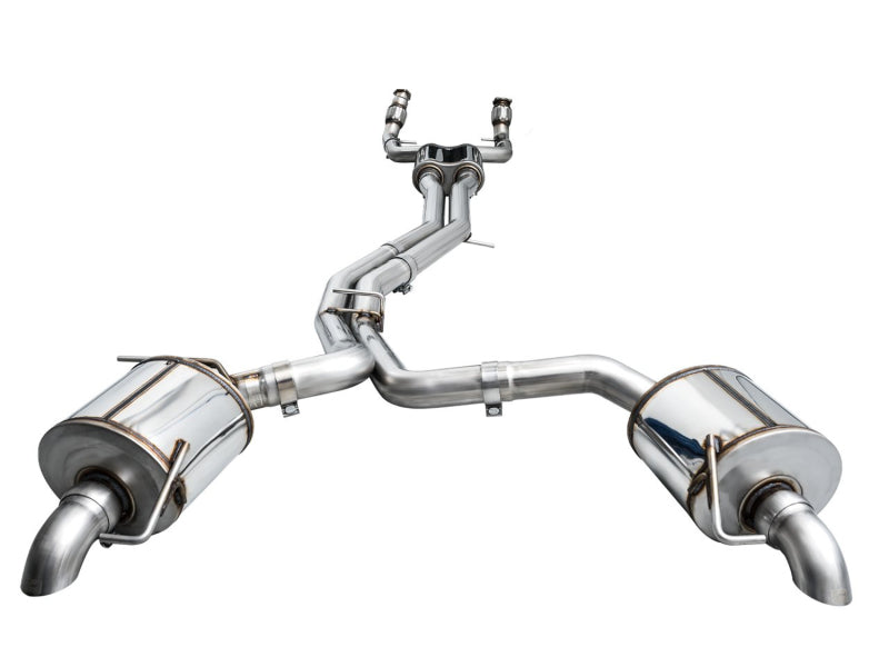 AWE Tuning Audi 2019-2023 C8 A6/A7 3.0T Touring Edition Cat-Back Exhaust- Turn Downs - 3015-31003
