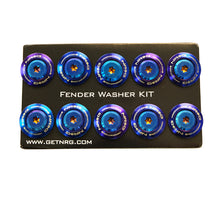 Load image into Gallery viewer, NRG Fender Washer Kit (TI Series) M6 Bolts For Plastic (TI Burn Washer/TI Burn Screw) - Set of 10 - FW-200TT