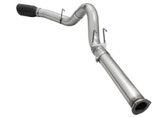 Load image into Gallery viewer, aFe MACHForce XP Exhaust 5in DPF-Back Stainless Steel Exht 2015 Ford Turbo Diesel V8 6.7L Black Tip - 49-43064-B