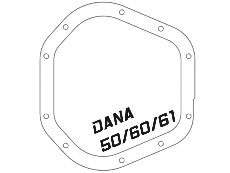 aFe Power Front/Rear Diff Cover Kit w/ Oil 17-22 Ford Diesel V8 (Dana Super 60 & Dana M275-14) - 46-7705AB