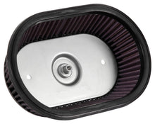 Load image into Gallery viewer, K&amp;N Universal Custom Air Filter - Oval Shape 9.313in OD / 2.375 Height - E-3988