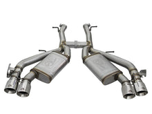 Load image into Gallery viewer, aFe MACHForce XP 3in 304 SS Axle-Back Dual Exhaust (NPP) w/ Polished Tips 16-17 Camaro SS V8-6.2L - 49-34068-P