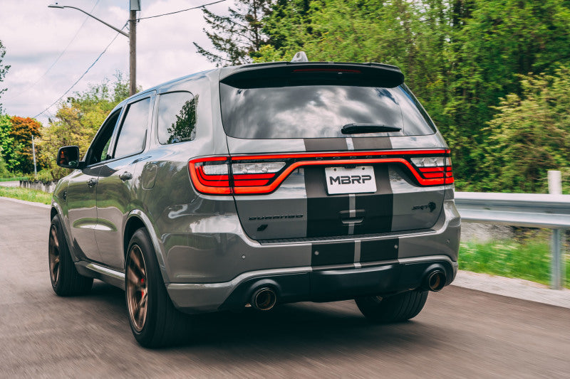 MBRP 18-23 Dodge Durango SRT 6.4L Armor Pro T304 SS 3in Cat Back Exhaust Dual Rear Exit w/ CF Tips - S51053CF