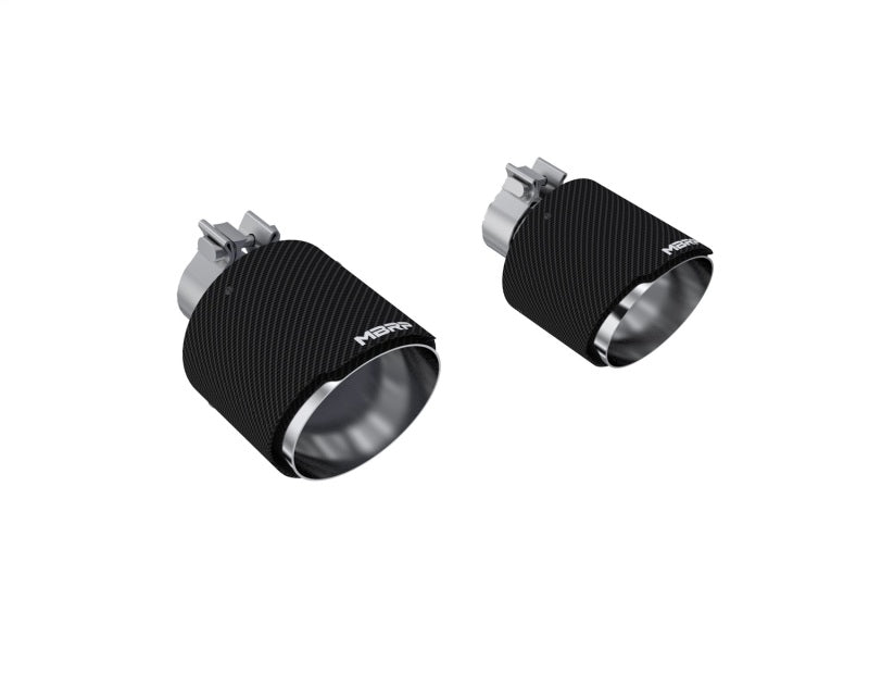 MBRP CF Tip 2.125in ID, 5in OD Out, 7.25in Length, Pair 17-25 BRZ/GR86 - T5202CF