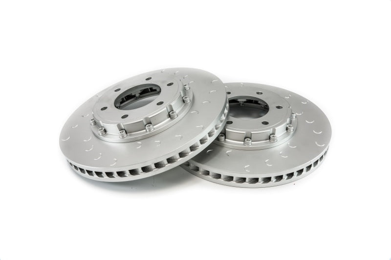 Alcon 2019+ Ford Ranger/2020+ Bronco 2.3L 350x34mm Rotors 6-Piston Calipers Front Brake Kit - Red - ALABKF1551K61