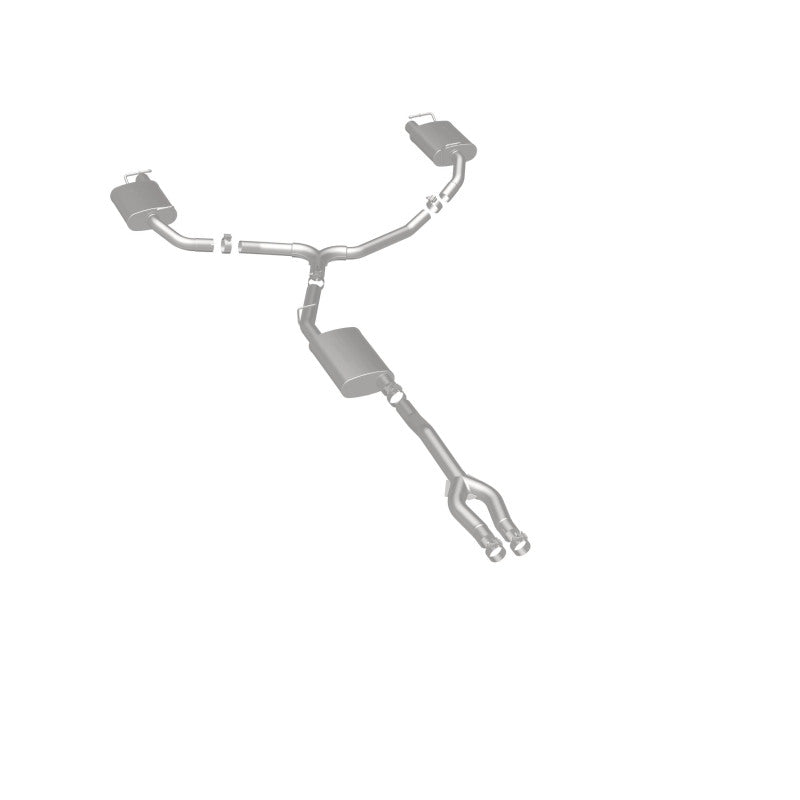 MagnaFlow Cat-Back SS Dual Split Rear Exit 2015 Dodge Charger/Chrysler 300C 3.6L V6 (Uses OEM Tips) - 19225