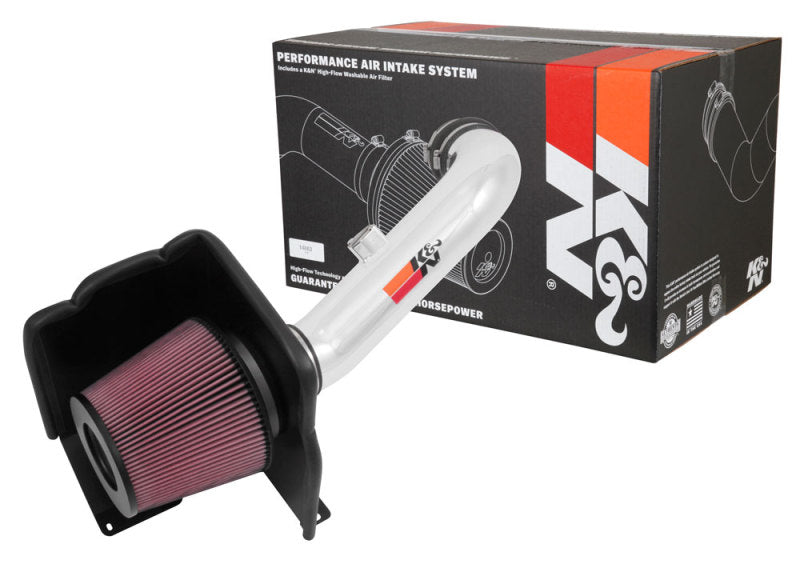 K&N 2017 Chevy Silverado 2500/3500HD V8-6.6L DSL Performance Air Intake Kit - 77-3101KP