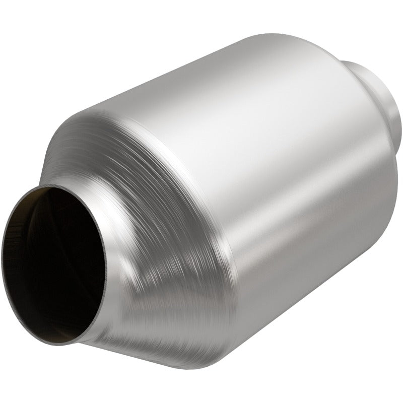 MagnaFlow Carb Compliant SS Univ. Catalytic Converter 8.125in Body L X 5in Body W (2.50 CA Spun) - 5582376