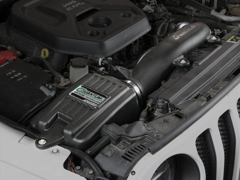 aFe Quantum Pro 5R Cold Air Intake System 18-20 Jeep Wrangler JL L4-2.0L (t) - 53-10019R
