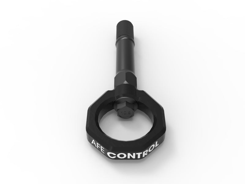 aFe CONTROL Front Tow Hook Nissan Z 23-25 V6-3.0L0 Black - 450-712001-B