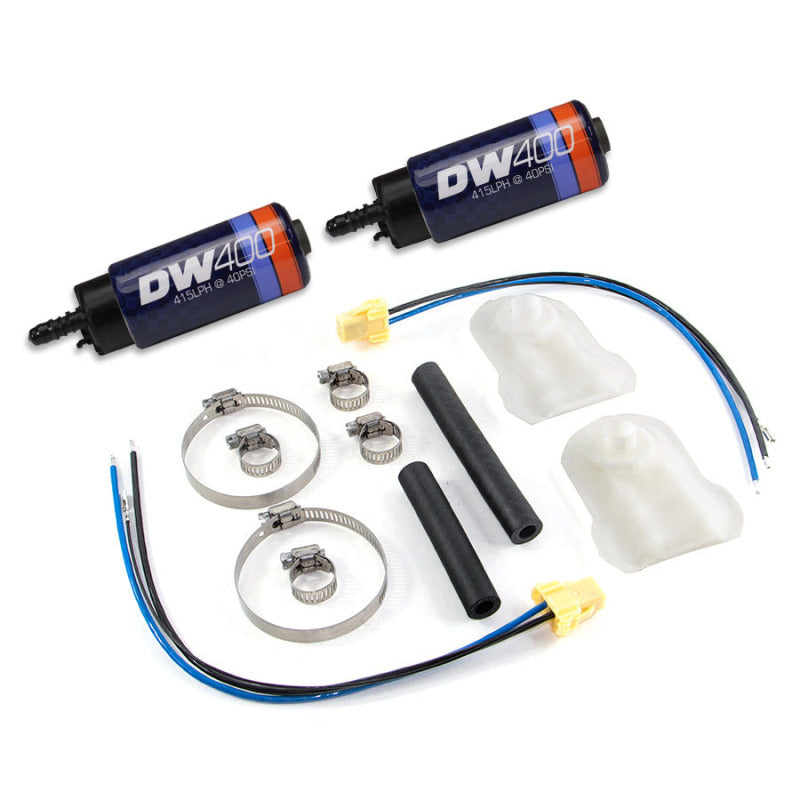 DeatschWerks 415LPH DW400 In-Tank Fuel Pump w/ 9-1049 Install Kit 99-04 Ford 150 Lightning - 9-401-1049