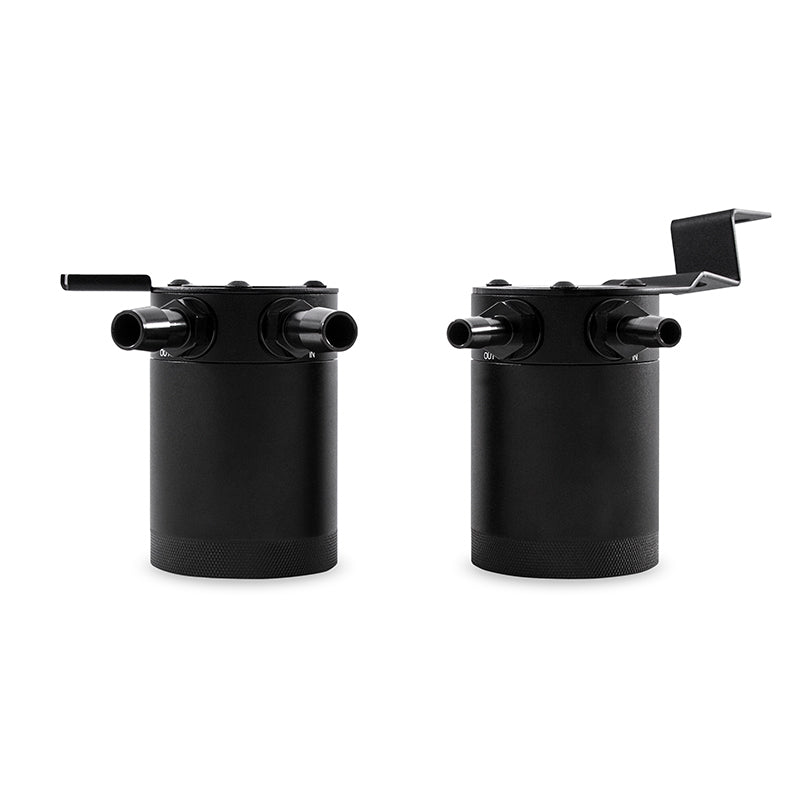 Mishimoto 2015+ Subaru WRX Baffled Oil Catch Can Kit - Black - MMBCC-WRX-15SBE