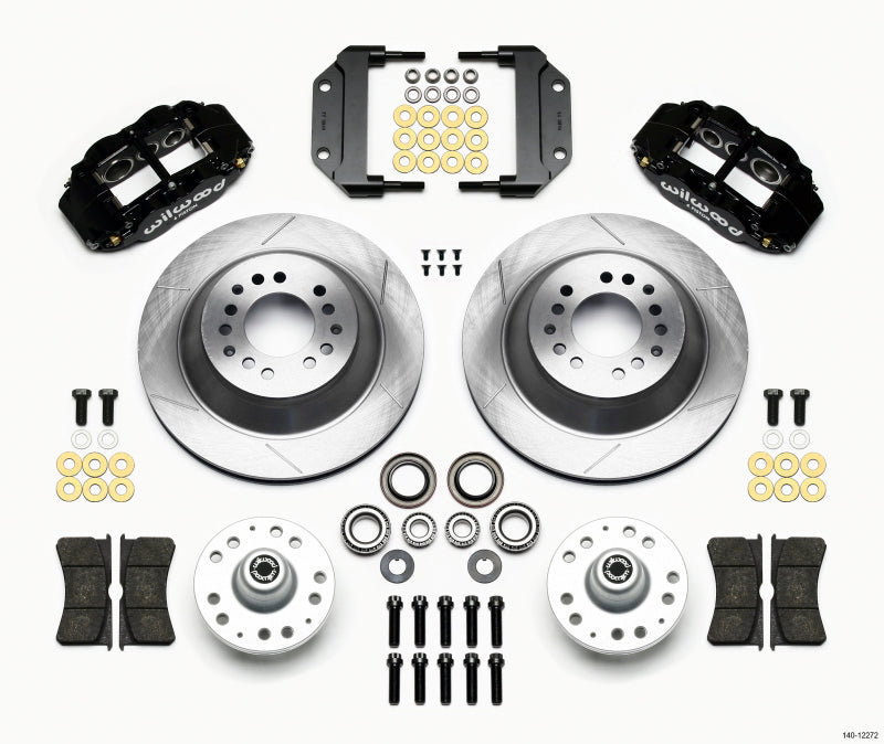 Wilwood Narrow Superlite 6R Front Hub & 1PC Rtr Kit 12.88in Magnum Force Drop Spindle - 140-12272