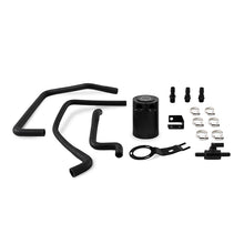 Load image into Gallery viewer, Mishimoto 2016+ Mazda Miata Baffled Oil Catch Can Kit - Black - MMBCC-MIA-16PBE