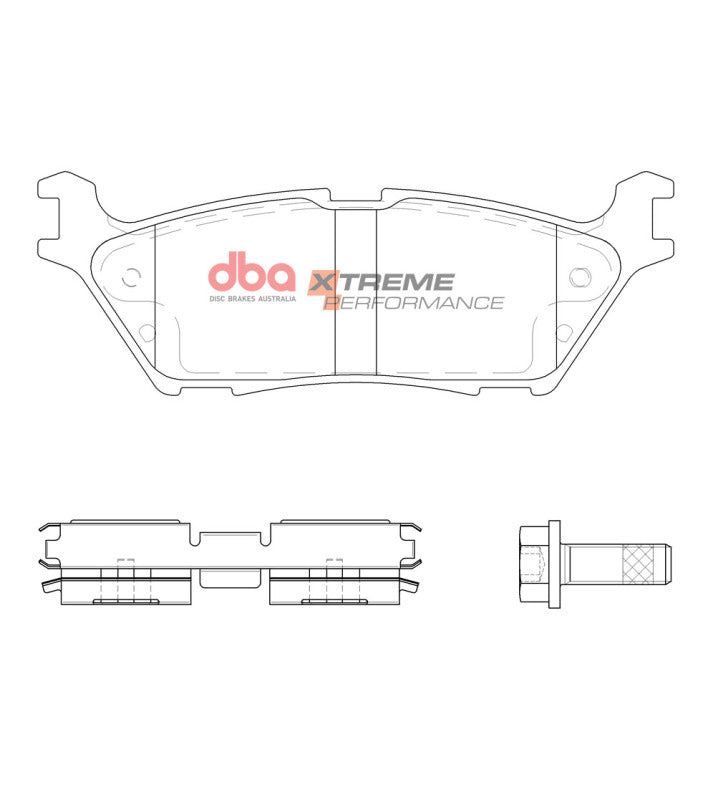 DBA 18-20 Ford Expedition Rear XP Performance Brake Pads - DB15123XP