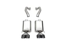 Load image into Gallery viewer, Corsa 06-13 Chevy Corvette C6 Z06 7.0L / 09-13 ZR1 6.2L Black PVD AxleBack Exhaust w/4.5in Twin Tips - 21077BLK