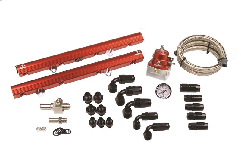 Aeromotive 5.0 Liter Ford Street Billet Fuel Rail System (Ford 5.0 86-98) 5/8in I.D. - 14102